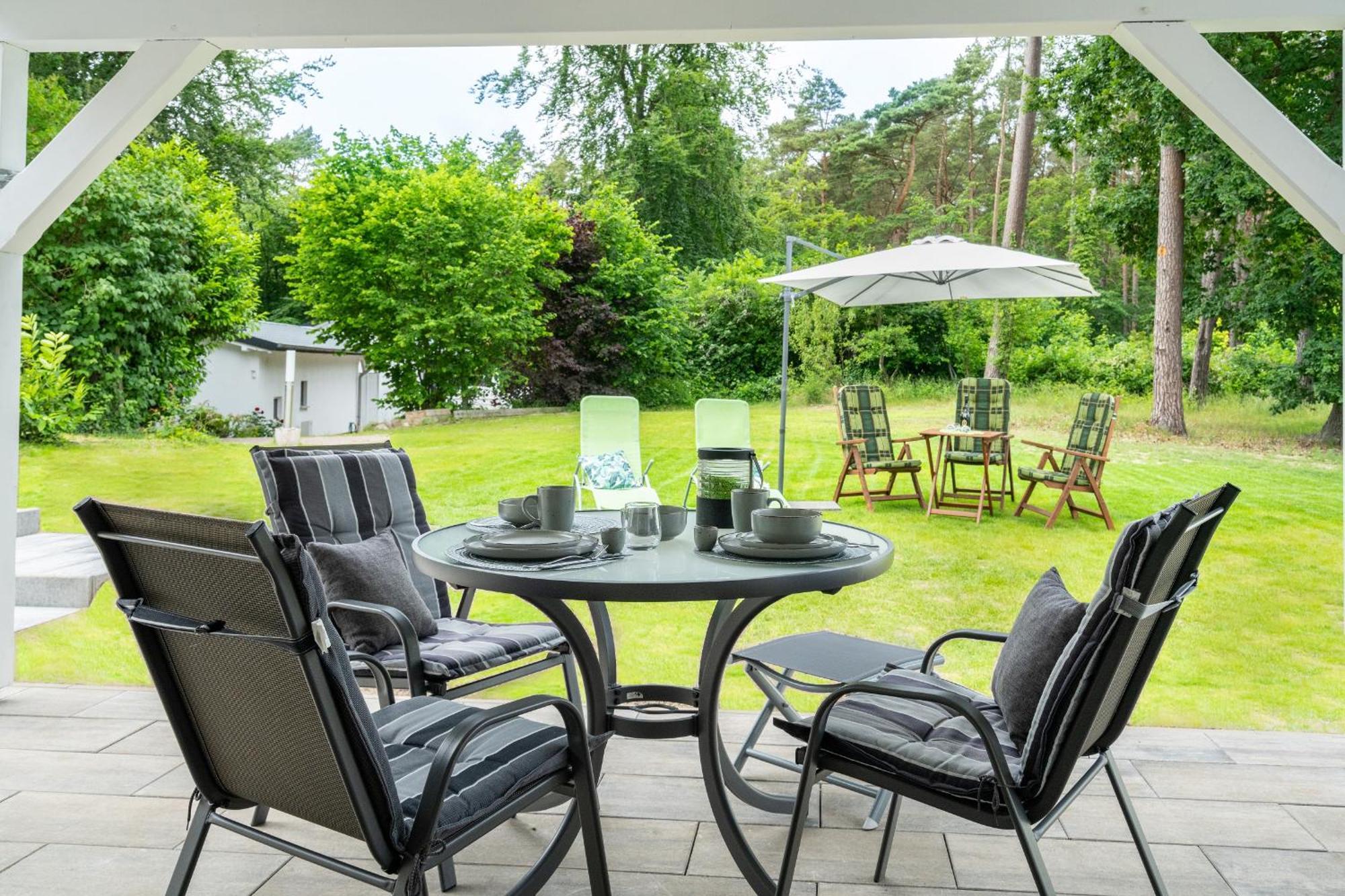 Gerhart-Hauptmann-Strasse 1A Ferienhaus Gartenidylle Kölpinsee Esterno foto