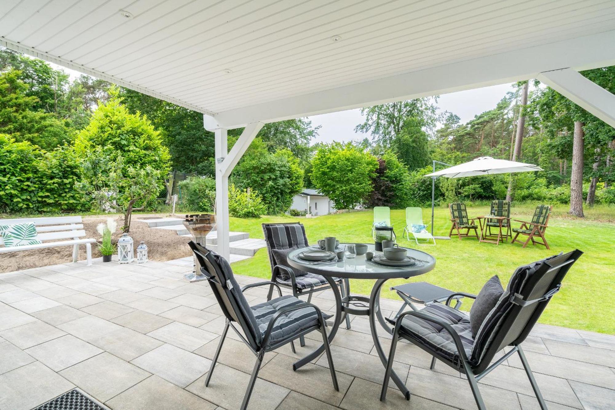 Gerhart-Hauptmann-Strasse 1A Ferienhaus Gartenidylle Kölpinsee Esterno foto